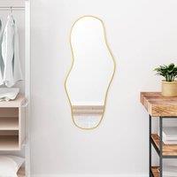 Berkfield Home Wall Mirror Gold 90x40 cm