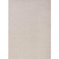 THE RUGS Indoor Outdoor Coin Rug Geometric Design, Polypropylene, Durable in Cream | Size: 80 cm x 150 cm