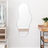 Berkfield Home Wall Mirror Silver 100x45 cm