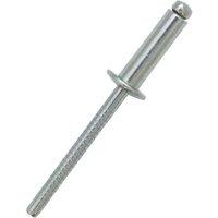 JRP Riveting Products 4.0 x 20mm A4 Stainless Steel Rivets - Box of 500 in Silver