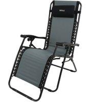Regatta Colico Reclining Lounge Chair in Grey