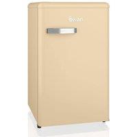 Swan Retro Under Counter Fridge in Cream | Size: A