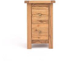 Cabinet Bits Trivento 2 Drawer Petite Bedside Table in Natural