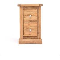 Cabinet Bits Salerno 2 Drawer Petite Bedside Table in Natural