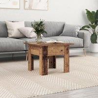 Berkfield Home Coffee Table Old wood 55 x 55 x 42 cm Engineered wood in Brown