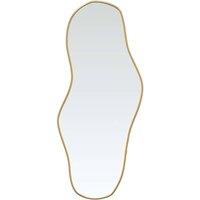 Berkfield Home Wall Mirror Gold 100x45 cm