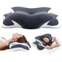 Nordara Ergonomic Orthopedic Memory Foam Cervical Pillow in Grey