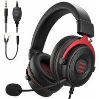 Nordara 3D Stereo Gaming Headset Noise Cancelling Mic PC Console in Black | Size: 120 cm x 100 cm