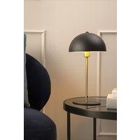 PRESENT TIME Metal Table Lamp Bonnet - Black