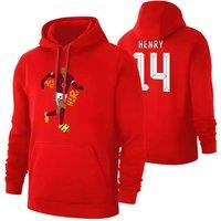 Arsenal FC Junior Thierry Henry Titi Footer With Hood in Red | Size: 9-11 Years