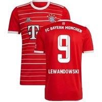 Bayern Munich Junior 2022 - 2023 Home Shirt - Lewandowski 9 in Red | Size: 13-14 Years