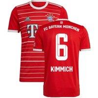 Bayern Munich Junior 2022 - 2023 Home Shirt - Kimmich 6 in Red | Size: 13-14 Years