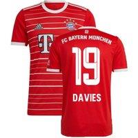 Bayern Munich Junior 2022 - 2023 Home Shirt - Davies 19 in Red | Size: 13-14 Years