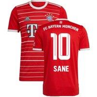 Bayern Munich Junior 2022 - 2023 Home Shirt - Sane 10 in Red | Size: 13-14 Years