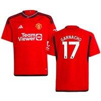 Manchester United FC 2023/24 Manchester United Home Shirt in Red | Size: 7-8 Years