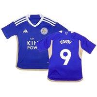 Leicester City FC 2023/24 Leicester City Home Shirt - Vardy 9 in Blue | Size: 9-10 Years