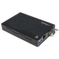 StarTech.com Fiber Media Converter Gigabit 1000mbps Mm Fibre Lc 550m in Black