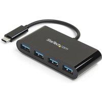 StarTech 4-port Usb-c Hub in Black