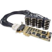StarTech.com 16-port Low-profile Serial Card Rs232 Pci Express in Yellow