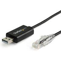 StarTech.com 6 Ft. (1.8 M) Cisco Usb Console Cable - Usb To Rj45 in Black