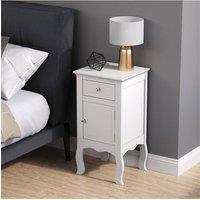 Drawer Design Wooden Bedroom Bedside Nightstand in White