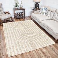 Livabliss Urban Shag-Modern Grey White Beige Brown Soft Plush Pile Living Bedroom Rug | Size: 160 cm x 220 cm
