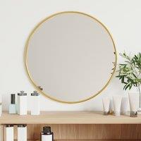Berkfield Home Wall Mirror Gold 40 cm Round