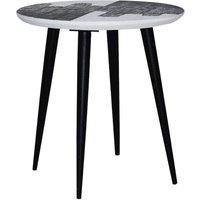 Signature Side Table H52 Cm - Abstract in Black