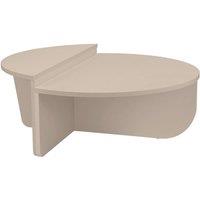 CALICOSY Set Of 2 Coffee Tables, 90 Cm Wide - ORION in Beige | Size: 2 Person