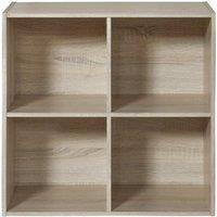 CALICOSY 4-Compartment Cabinet H61.5 Cm - COMPO in Light Oak