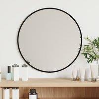 Berkfield Home Wall Mirror Black 40 cm Round