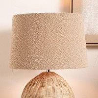 Ruma Taupe Boucle Tapered Lampshade in Natural | Size: 18 inches