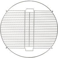 Harbour Housewares 72.5cm Fire Pit BBQ Grill - Round Metal Cooking Grill Steel Mesh in Grey