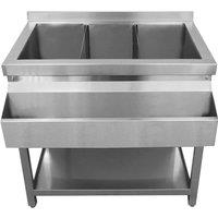 Monstershop KuKoo Ice Well Cocktail Bar Station in Silver