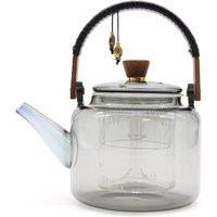 Serenityy Glass Infuser Teapot - Charcoal 1000ml