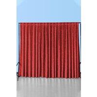 Neel Blue Velvet Backdrop - 3x3 Metres in Red