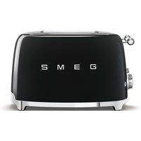 Smeg TSF03 Retro 4-Slice Toaster in Black