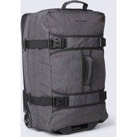 Animal 'Travel Wander' Cabin Friendly Water Resistant Wheelie Cabin Bag 50L in Dark Grey