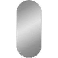 Berkfield Home Wall Mirror Silver 80x35 cm Oval