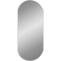 Berkfield Home Wall Mirror Silver 80x35 cm Oval