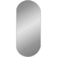 Berkfield Home Wall Mirror Silver 90x40 cm Oval