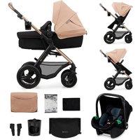 Kinderkraft 3in1 MOOV 2 Multifunctional Stroller Pushchair For Children Up To 27kg in Beige