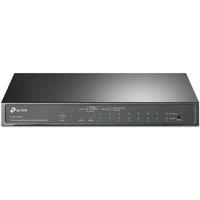 TP-Link 10-port Gigabit Easy Smart Switch With 8-port Poe+ in Black