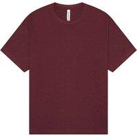 Bella + Canvas Men's Heavyweight Boxy T-Shirt in Maroon | Size: XS