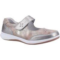 Fleet & Foster Women's 'Laura' Touch Fastening Shoes in Silver | Size: 7