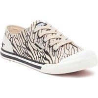 Rocket Dog Women's Jazzin Wales Trainer in Black | Size: 3