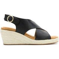 Hush Puppies Women's Willow Back Strap Sandal in Black | Size: 8