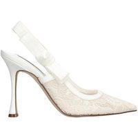 STEVE MADDEN Women's 'Brylie White Lace' Fabric Heels | Size: 7
