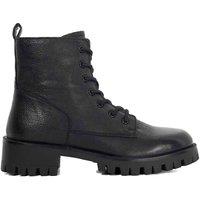 Dune London Women's 'Practically' Leather Ankle Boots in Black | Size: 3