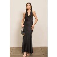TFNC London Women's Sabba Black Maxi Dress | Size: 14